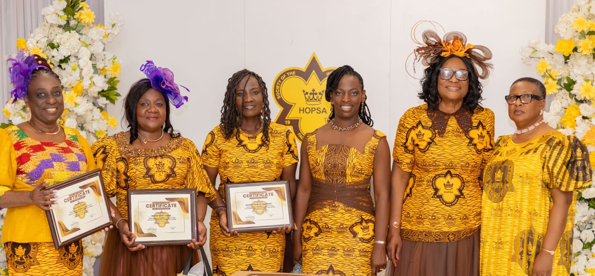 HOPSA executives at celebration